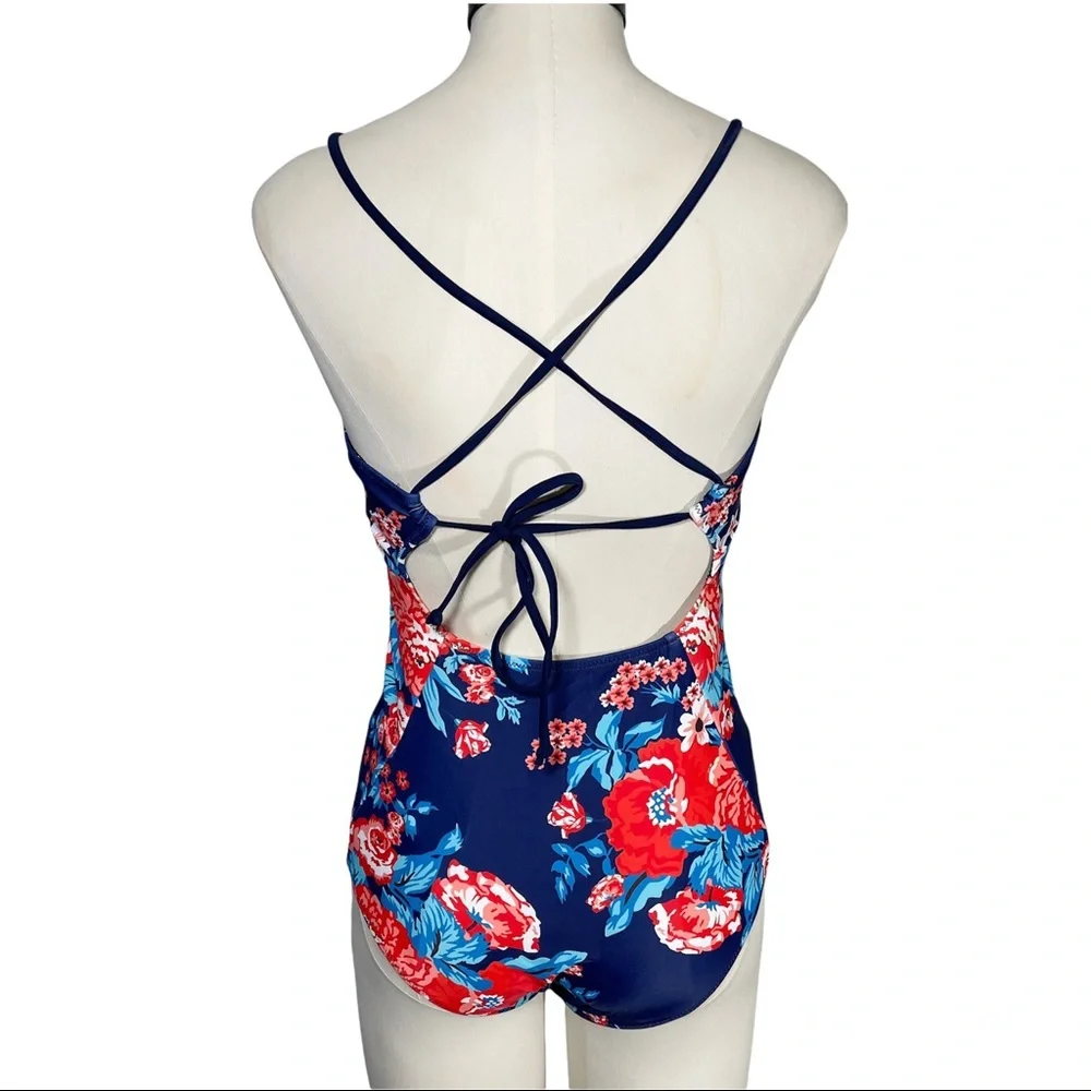 Ekouaer blue floral
